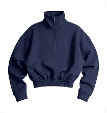 Custom embroidered team quarter-zip