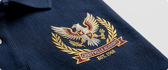 Embroidered Team Polo